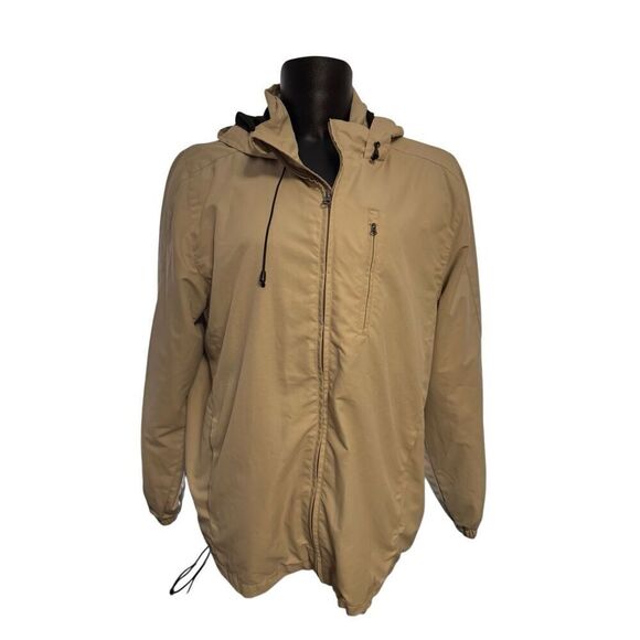 32 Degrees Hooded Windbreaker Men’s Size XL Tan - Picture 1 of 3